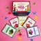 Holi Colored Powder Pack (Red, Yellow, Green, Pink, Purple) | 75 Grams Each, Colors for Party & Festival Celebration